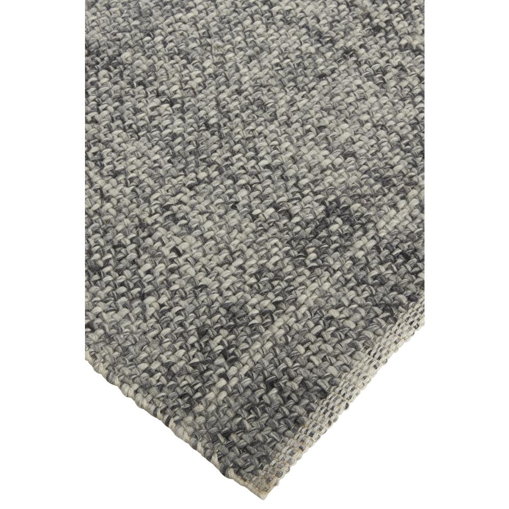 Naples Space Dyed In/Outdoor Flatweave, Charcoal Gray, 9ft x 12ft Area Rug, NAP0751FGRY000G00. Picture 3
