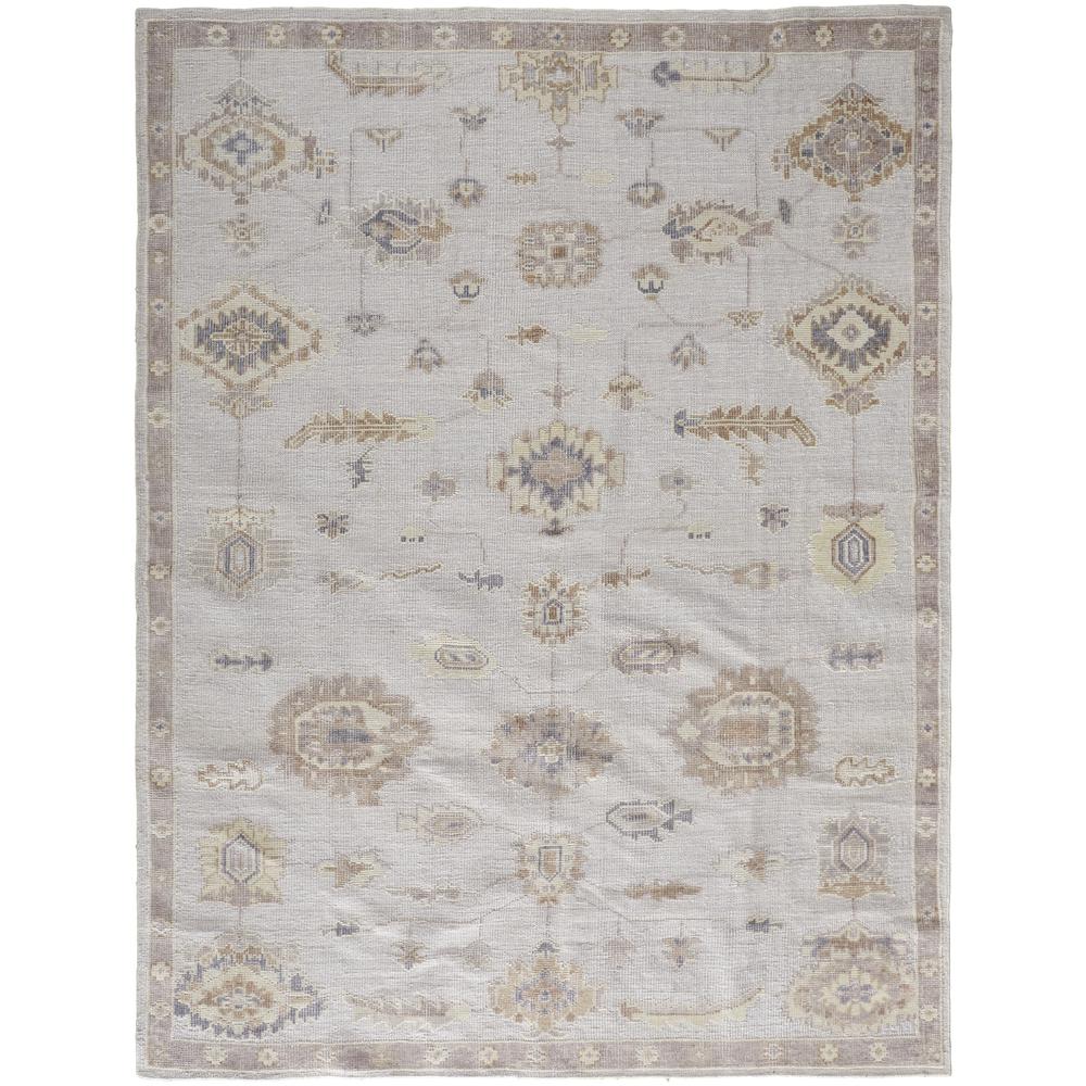 Wendover Eco Friendly PET Oushak Rug, Warm Gray/Tan, 8ft x 10ft Area Rug, WND6847FBGE000F00. Picture 2