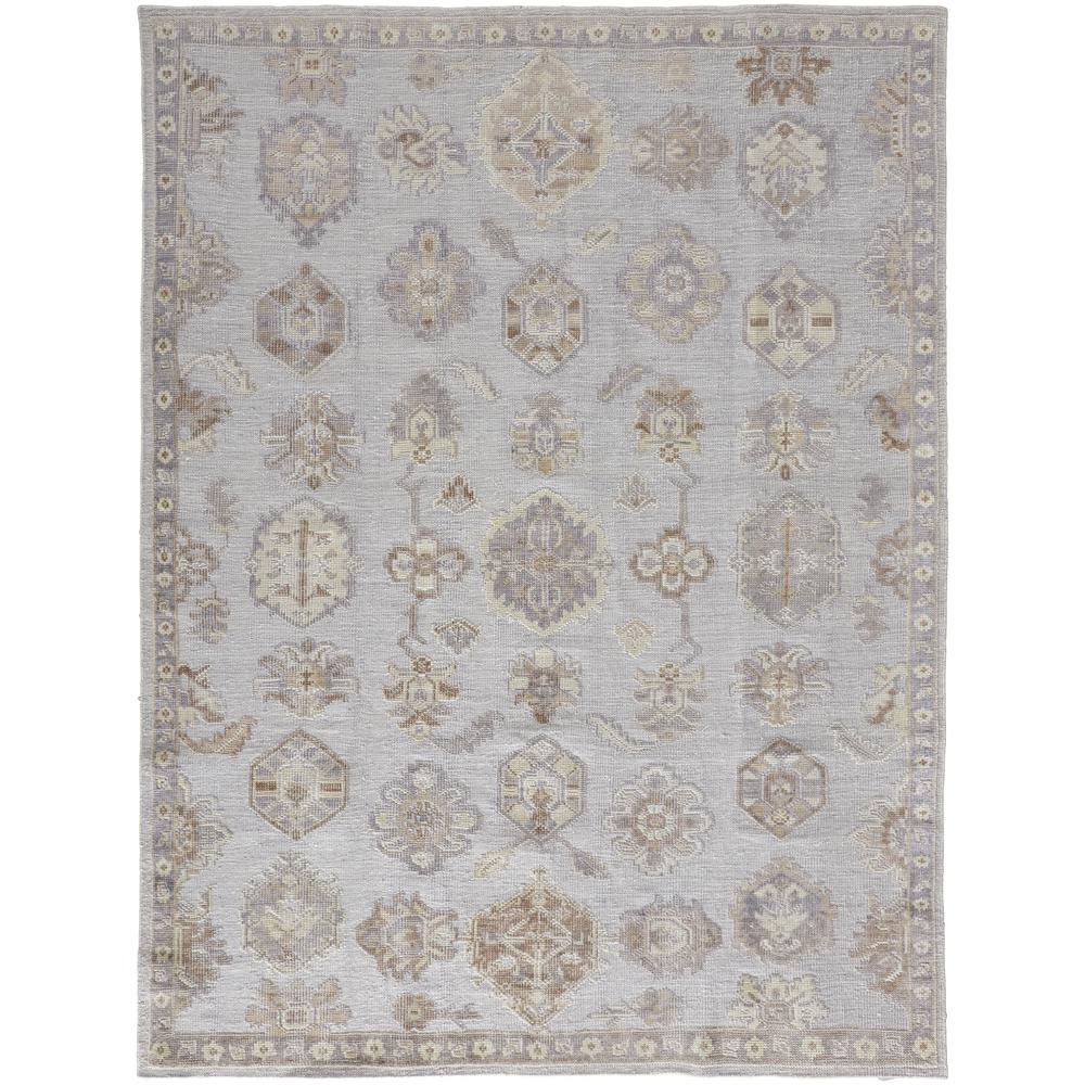 Wendover Eco Friendly PET Oushak Rug, Vapor Gray/Bone/Tan, 8ft x 10ft Area Rug, WND6848FGRY000F00. Picture 2