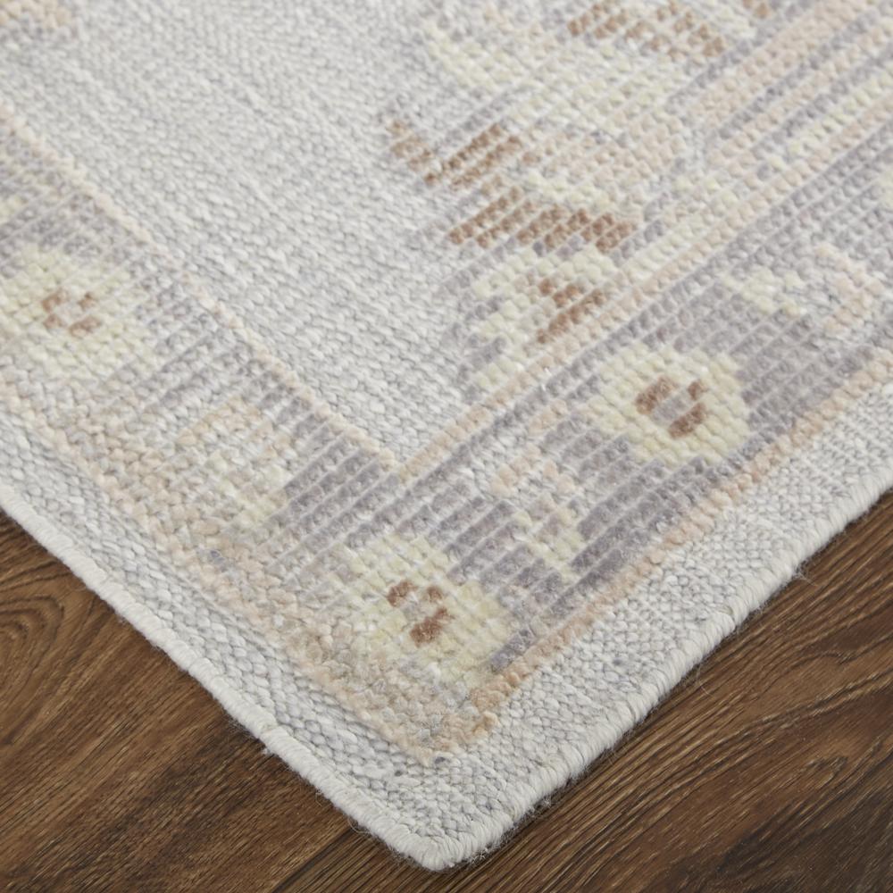 Wendover Eco Friendly PET Oushak Rug, Vapor Gray/Bone/Tan, 8ft x 10ft Area Rug, WND6848FGRY000F00. Picture 3