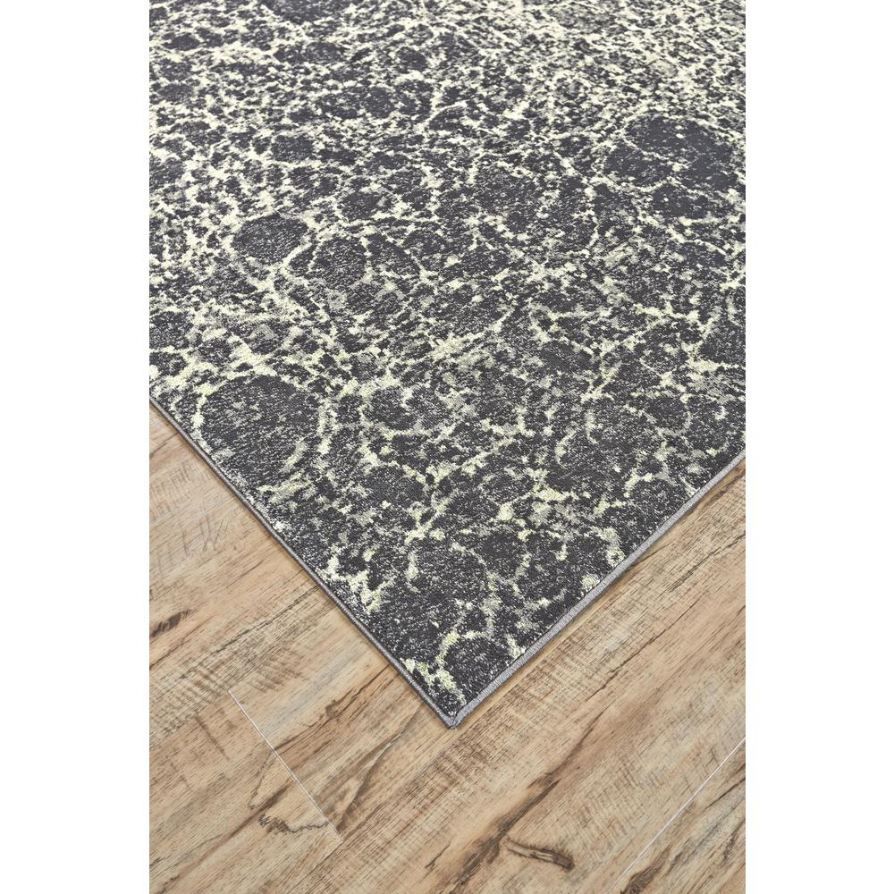 Katari Fluid Print Rug, Gray/Mint Green, 4ft - 3in x 6ft - 3in Accent Rug, 6613379FCASTPEC16. Picture 3