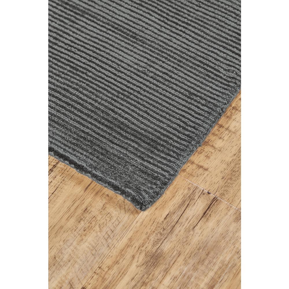 Batisse Plush Viscose Hand Loomed Rug, Charcoal Gray, 5ft x 8ft Area Rug, 6698717FCHL000E10. Picture 3