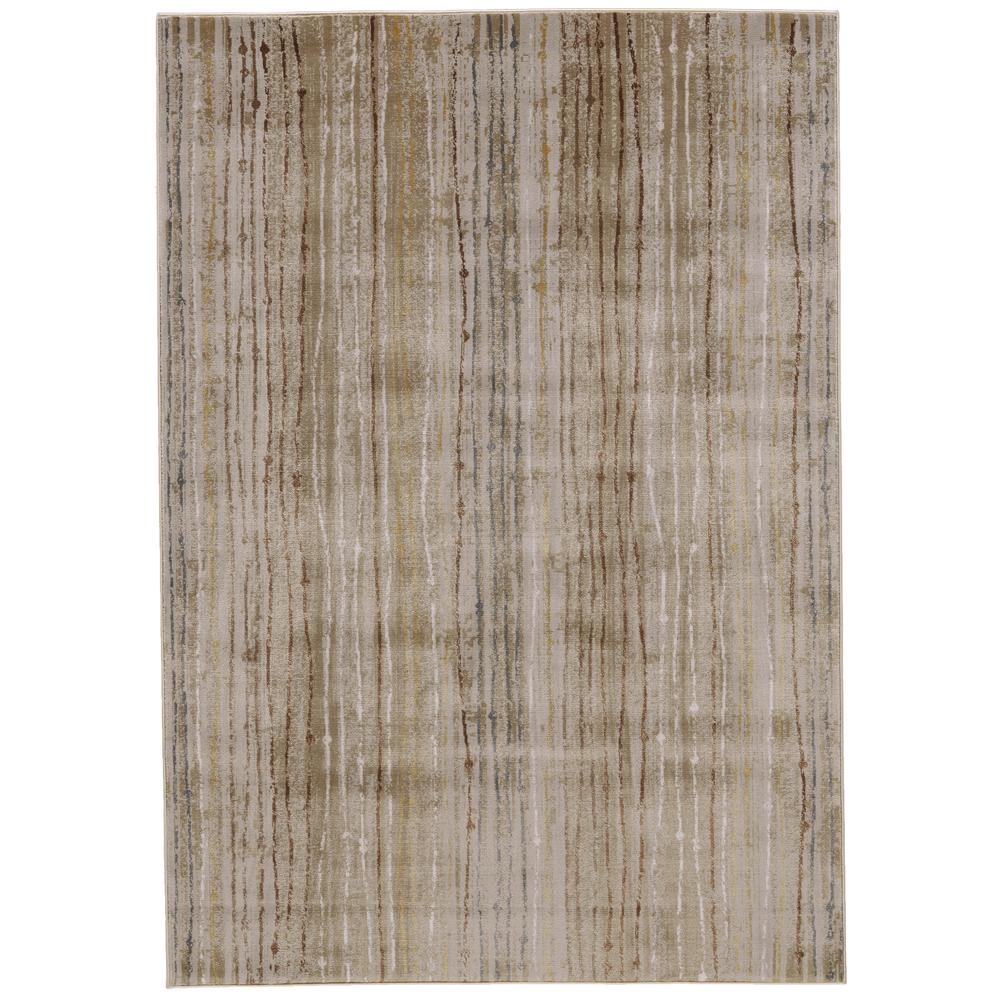 Cannes Lustrous Textured Rug, Striated, Sierra Brown, 8ft x 11ft Area Rug, 6723687FSND000G99. Picture 1