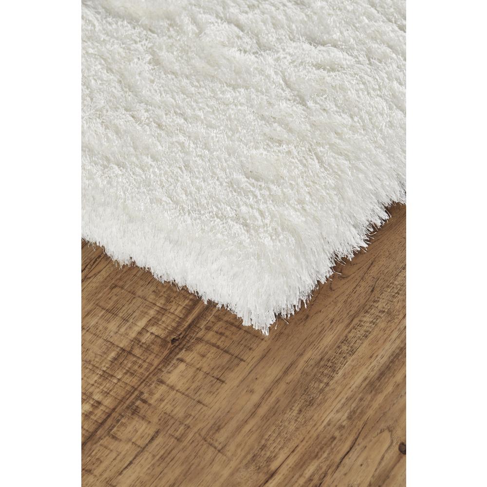 Harlington Luxurious Shag Rug, 3in Thick, Snow White, 9ft x 12ft Area Rug, 7504127FSNW000G00. Picture 2
