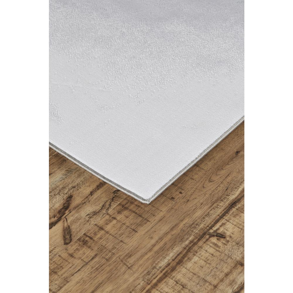 Gaspar Contemorary Abstract Rug, White/Ice Blue, 5ft-2in x 7ft-2in Area Rug, 7873838FGRYWHTE80. Picture 2