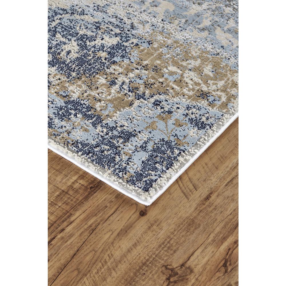Marigold Vintage Medallion Rug, Blue/Birch White, 5ft - 2in x 7ft - 2in Area Rug, 7883831FWHTLBLE80. Picture 2