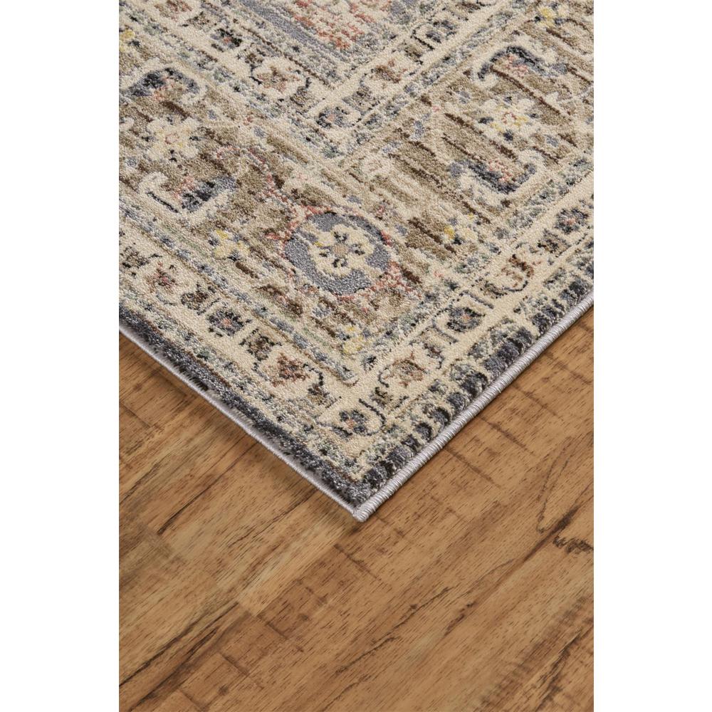 Grayson Bakhtiari Style Kilim Rug, Chracoal/Tan, 4ft - 11in x 7ft - 8in Area Rug, 8563578FGRYCHLE73. Picture 3