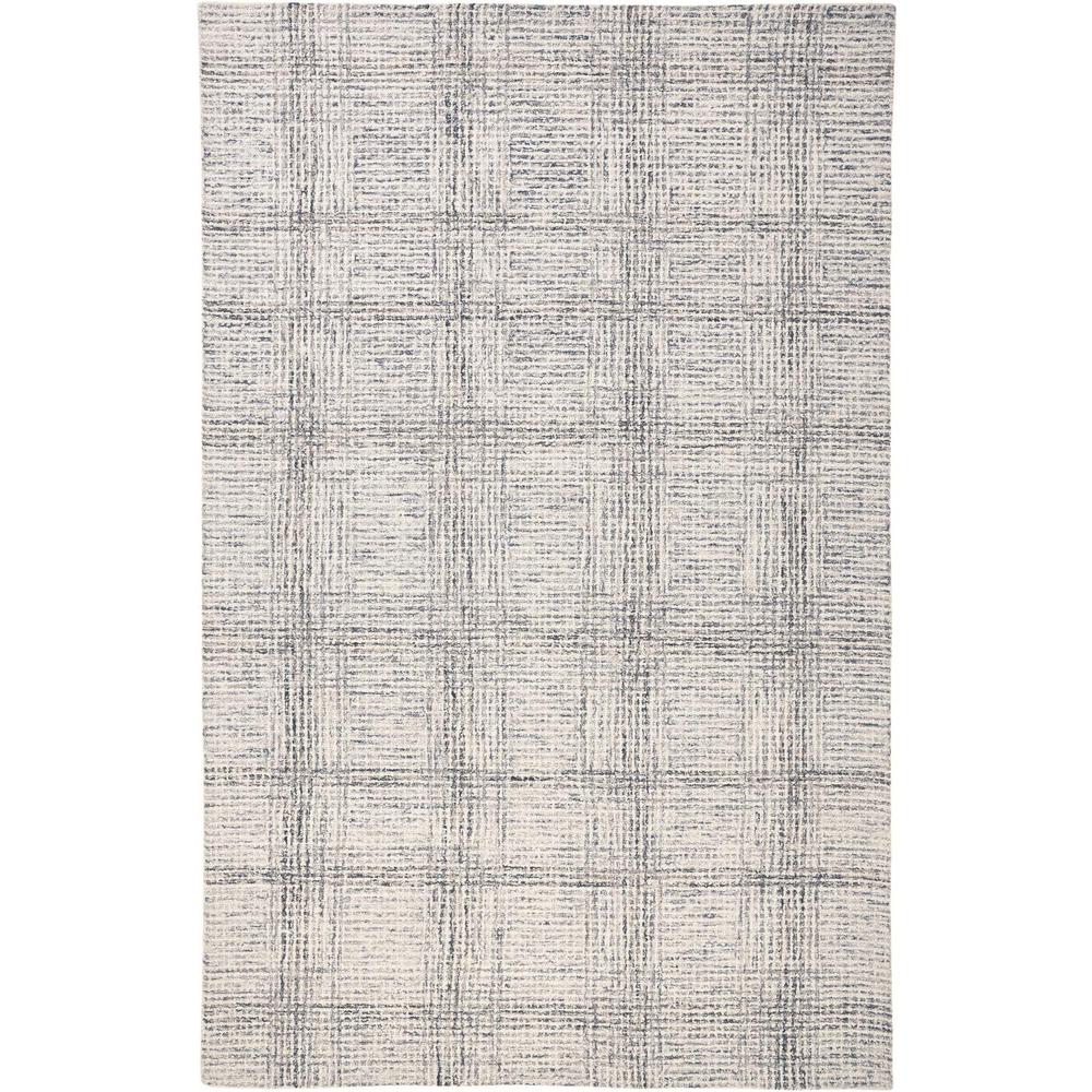 Belfort Modern Minimalist Rug, Abstract Plaid, Gray, 9ft x 12ft Area Rug, 8698668FGRY000G00. Picture 2