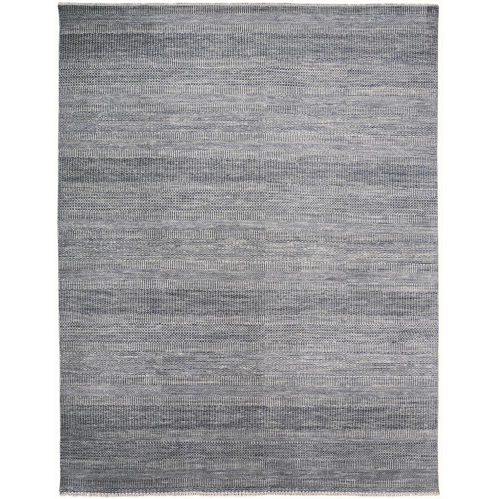 Janson Classic Striped Rug, Steel/Silver Gray, 8ft-6in x 11ft-6in Area Rug, I92I6063GRYSLVG50. Picture 1