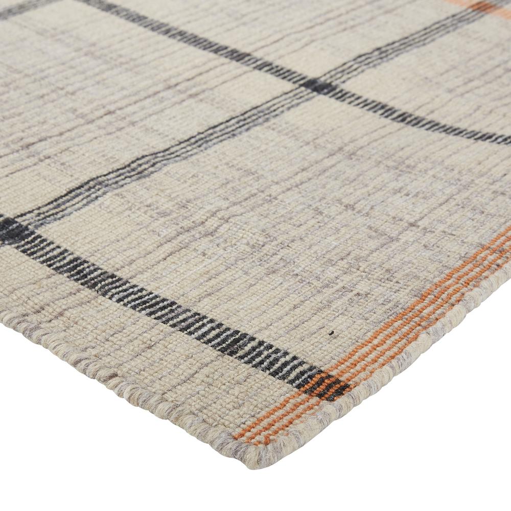 Jemma Soft Casual Plaid, Handmade Rug, Brown/Dark Red, 8ft x 10ft Area Rug, I96R8053BRNMLTF00. Picture 2