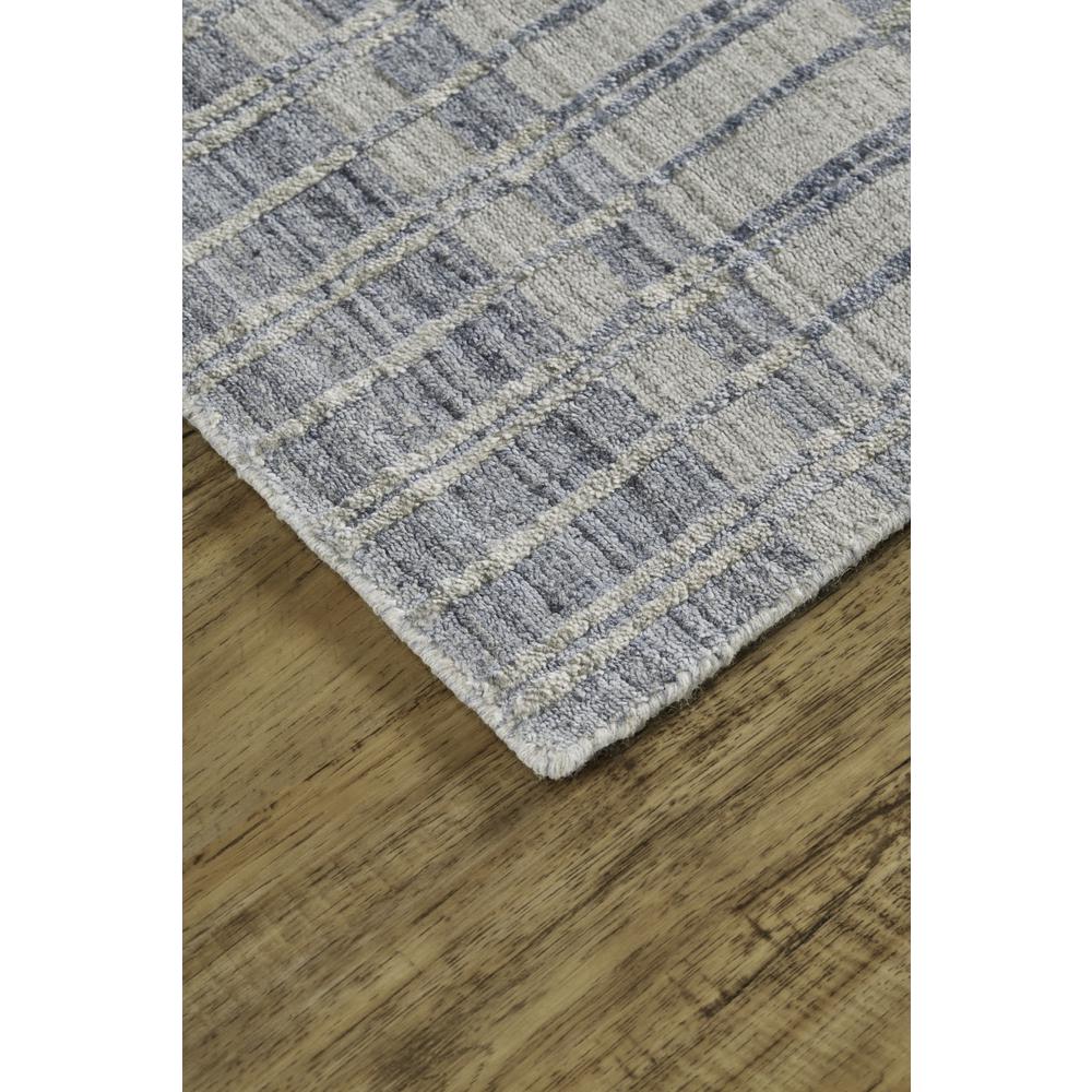 Odell Classic Handmade Rug, Blue/Light Gray, 9ft x 12ft - 6in Area Rug, 6866385FBLUSLVH12. Picture 2