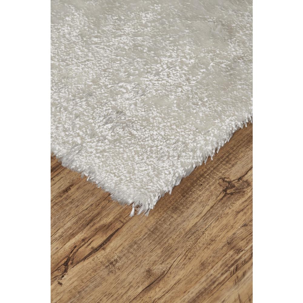 Blunham Lustrous Shimmering Shag Rug, Pearl White, 7ft x 10ft Area Rug, 7494116FWHT000F07. Picture 2