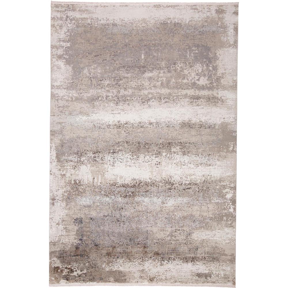 Cadiz Gradient Luster Rug, Silver Gray, 6ft - 6in x 9ft - 6in Area Rug, 8663888FLGY000F04. Picture 2