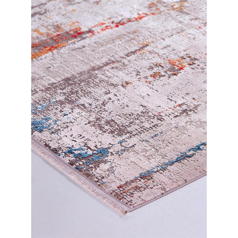 Cadiz Gradient Luster Rug, Gray/Deep Red/Blue, 4ft-10in x 7ft-10in Area Rug, 8663903FIVYMLTE30. Picture 3