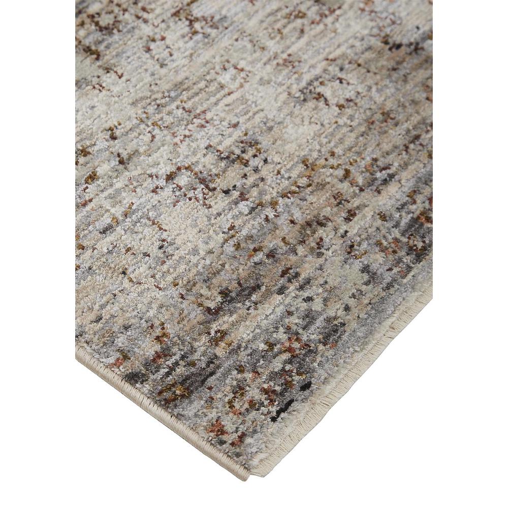 Caprio Space Dyed Ornamental Accent Rug, Ivory Sand/Cool Gray, 3ft-9in x 5ft-9in, 9203958FSND000C79. Picture 3