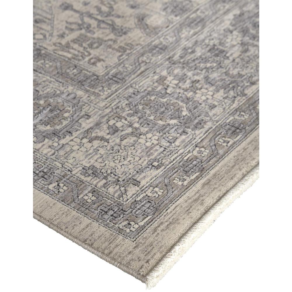 Marquette Rustic Persian Farmhouse Rug, Beige/Warm Gray, 2ft - 8in x 8ft, Runner, MRQ3776FBGEGRYI8A. Picture 3