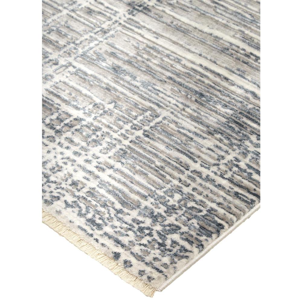 Kyra Distressed Abstract Rug, Light Gray/Ivory, 9ft x 12ft - 7in Area Rug, KYR3853FGRYBGEG02. Picture 3