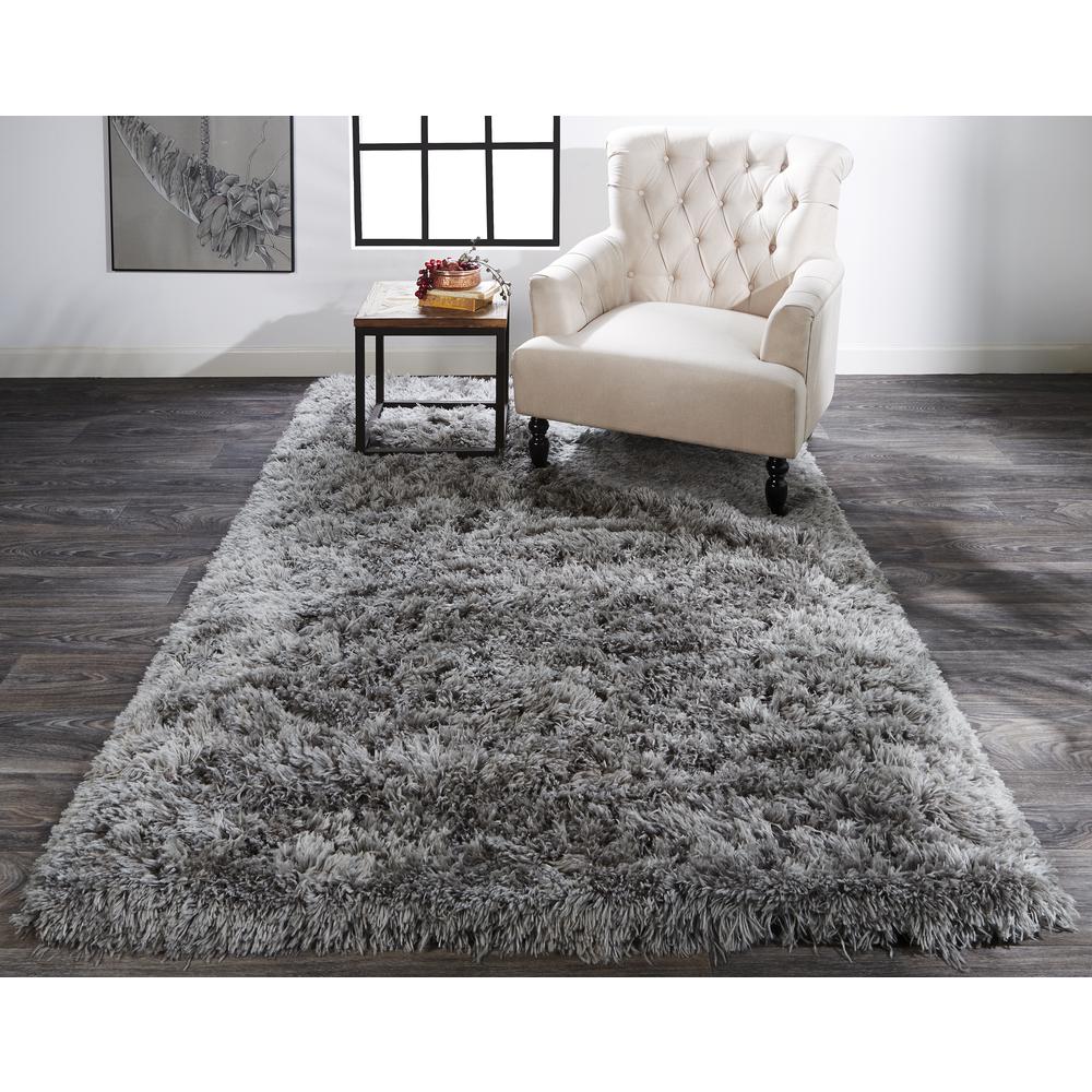 Beckley Ultra Plush 3in Shag Rug, Ether/Light Gray, 2ft x 3ft - 4in Accent Rug, 6134450FFOG000A25. The main picture.