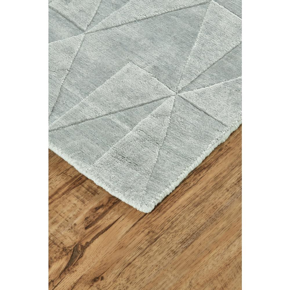 Gramercy Luxe Viscose Rug, High-low Pile, Misty Blue, 2ft x 3ft Accent Rug, 6206335FMST000P00. Picture 3
