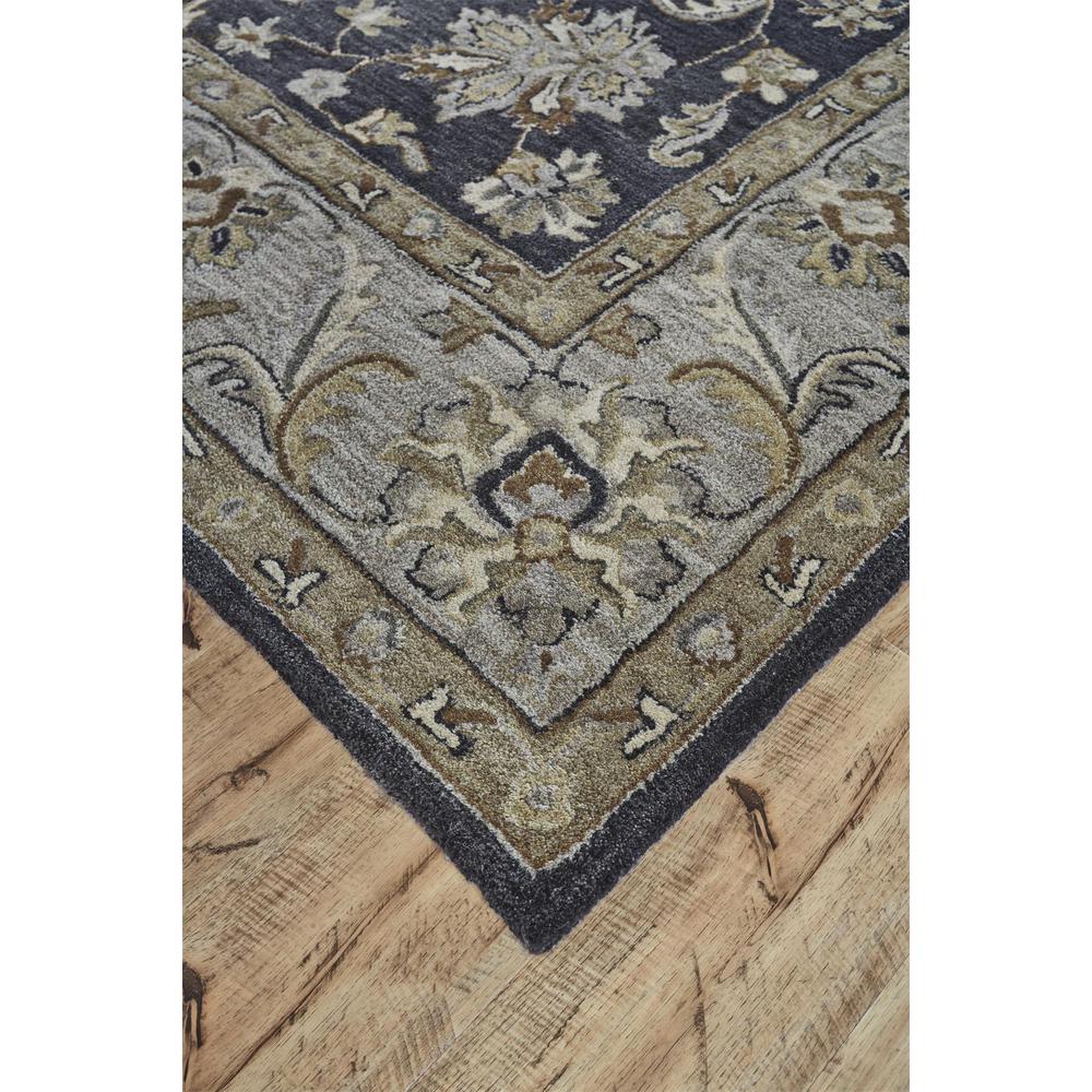 Eaton Traditional Persian Wool Rug, Navy/Gray/Olive, 2ft x 3ft Accent Rug, 6548397FCHL000P00. Picture 3