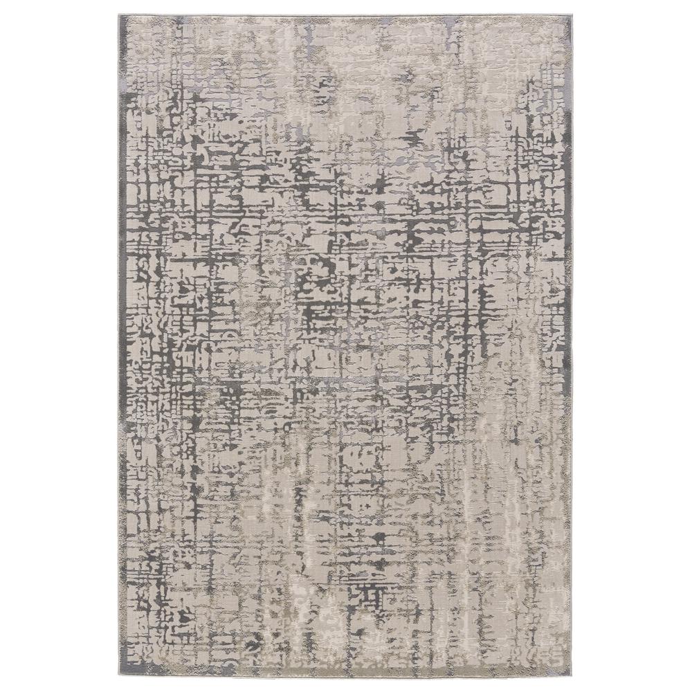 Prasad Contmporary Watercolor Area Rug, Steel/Silver Gray, 10ft x 13ft-2in, 6703683FGRY000H13. Picture 2