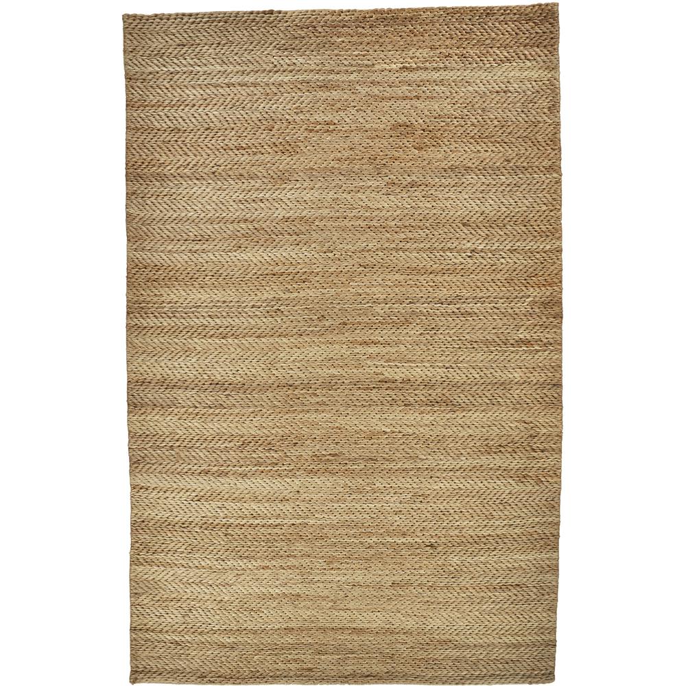 Kaelani Natural Handmade Accent Rug, Solid Color, Biscuit Tan, 1ft-8in x 2ft-10in, 6850770FNAT000P18. Picture 1