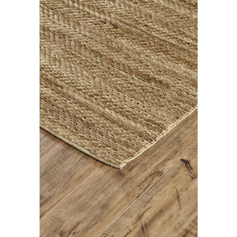 Kaelani Natural Handmade Accent Rug, Solid Color, Biscuit Tan, 1ft-8in x 2ft-10in, 6850770FNAT000P18. Picture 2