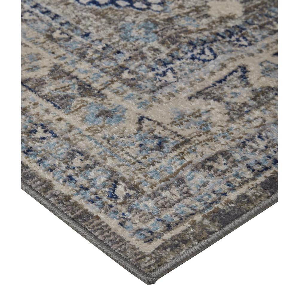 Bellini Vintage Bohemian Rug, Delphinium Blue/Gray, 9ft-2in x 12ft-4in Area Rug, I78I3137BLUMLTH93. Picture 3