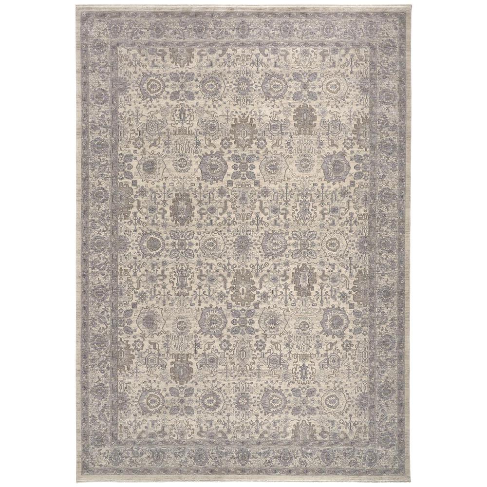 Marquette Rustic Persian Farmhouse Rug, Beige/Warm Gray, 5ft x 7ft - 2in Area Rug, MRQ3776FBGEGRYE83. Picture 2