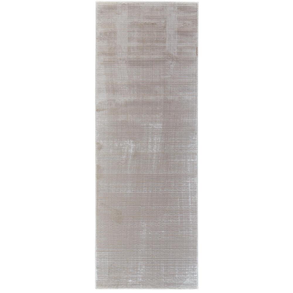Melina Modern Contemporary Rug, Vapor Gray/Fog Gray 2ft-10in x 7ft-10in, Runner, 7143400FBIRWHTI71. Picture 1