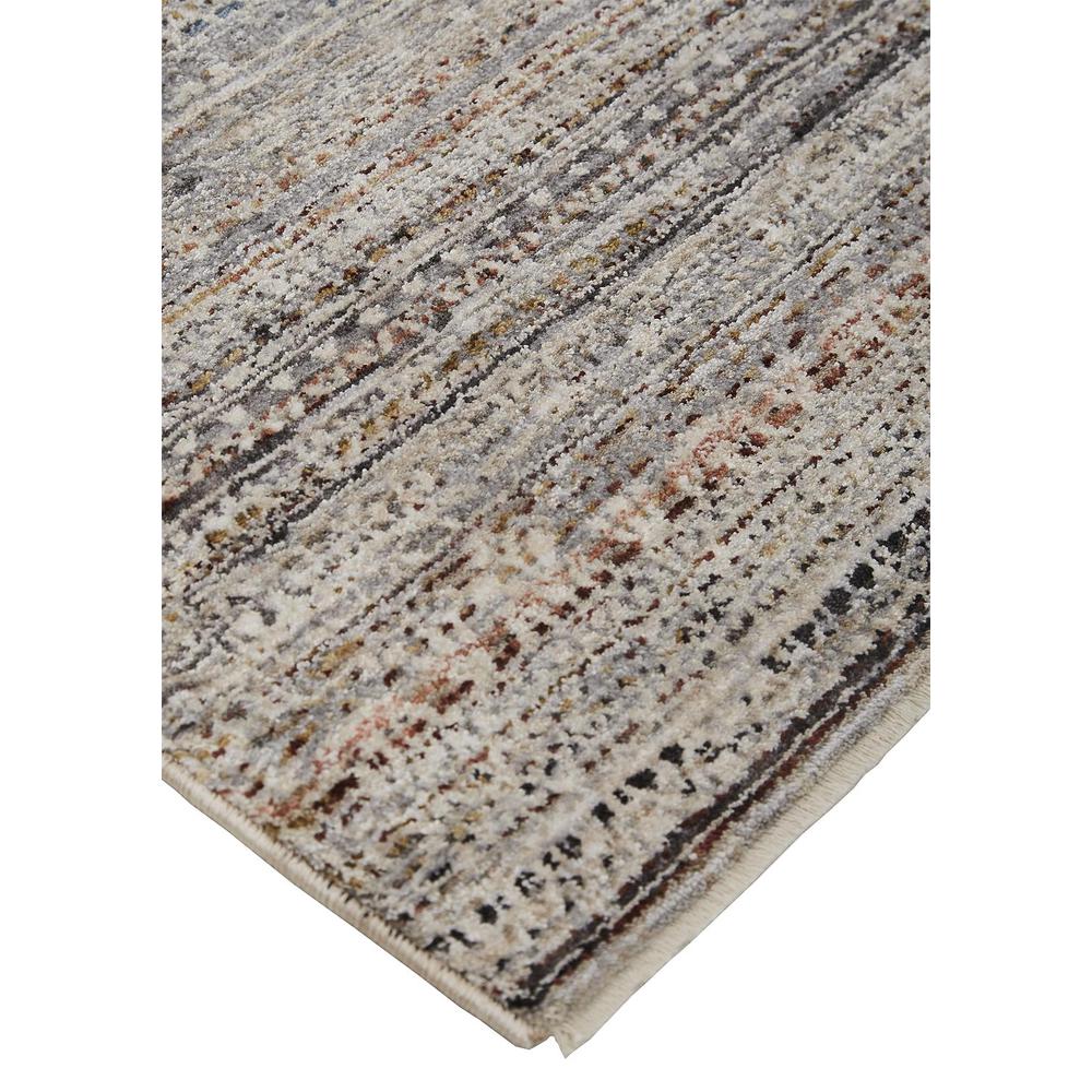 Caprio Space Dyed Ornamental Rug, Ivory Sand/Black/Rust, 2ft x 3ft-4in Accent Rug, 9203959FMLT000A25. Picture 3