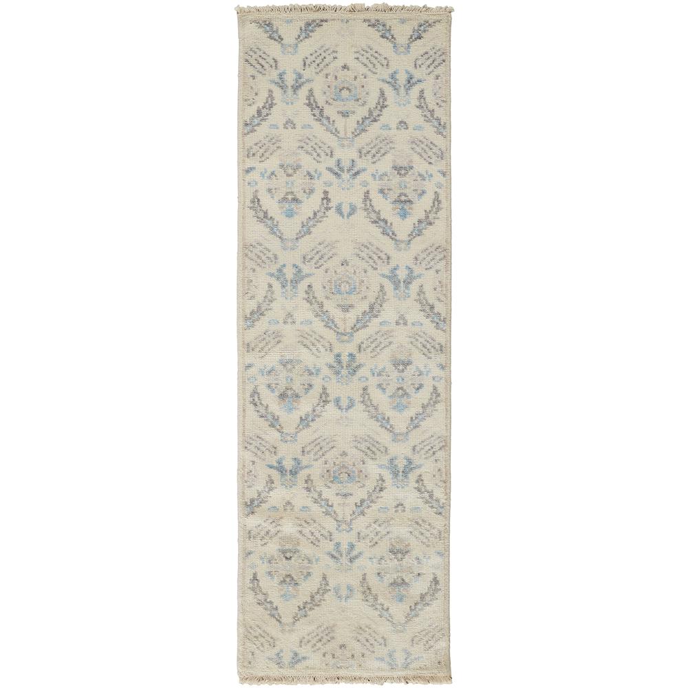 Beall Luxury Wool Rug, Arts and Crafts, Beige, 2ft - 6in x 8ft, Runner, BEA6711FBGE000I68. Picture 2