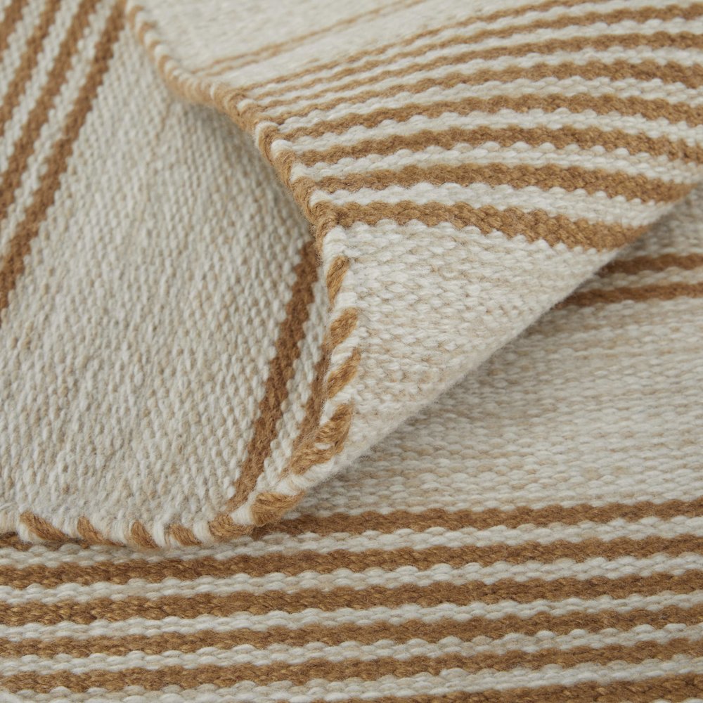 Duprine Transitional Stripes, Ivory/Taupe/Brown, 4' x 6' Accent Rug. Picture 7