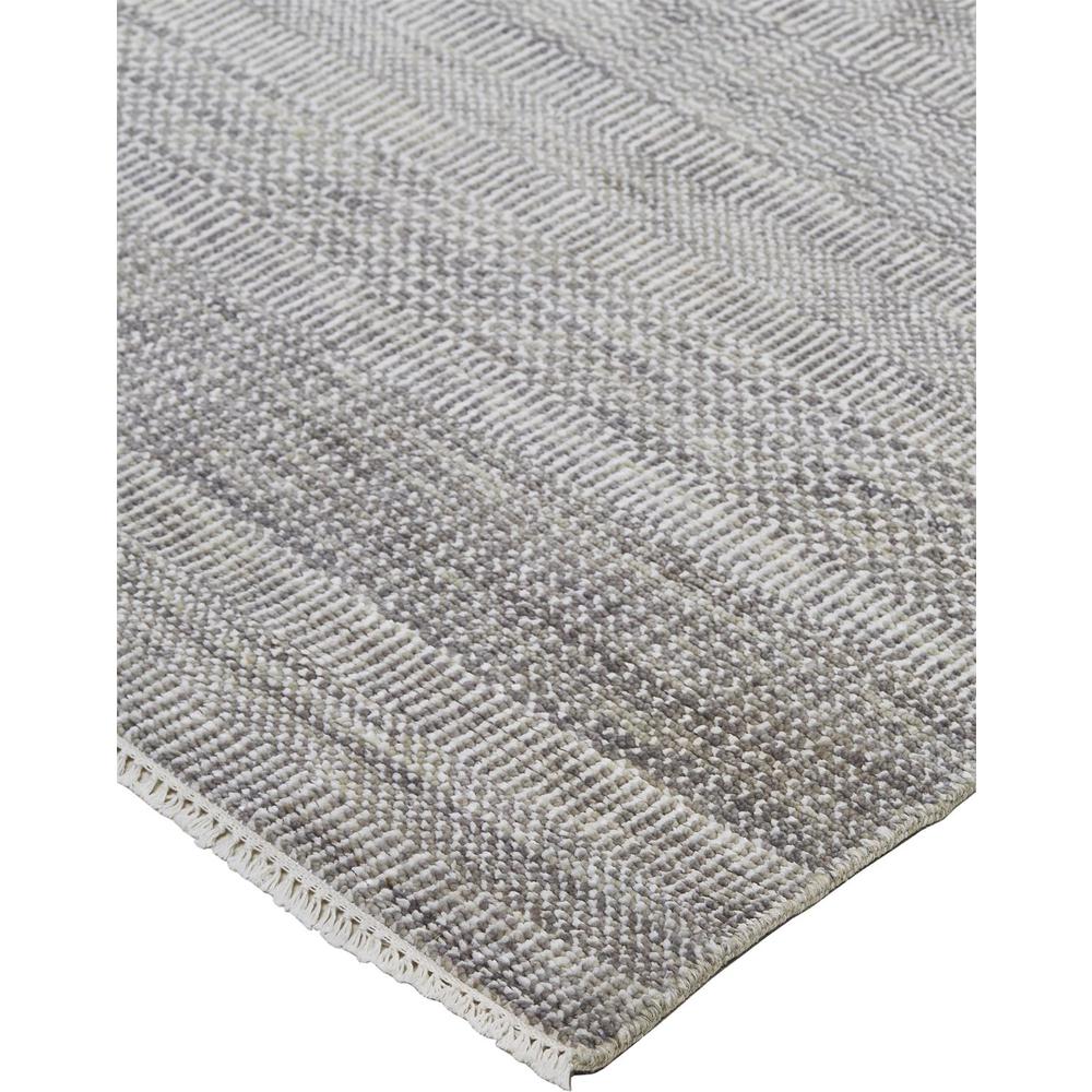 Janson Classic Striped Rug, Steel/Silver Gray, 2ft x 3ft Accent Rug, I92I6063GRYSLVP00. Picture 2