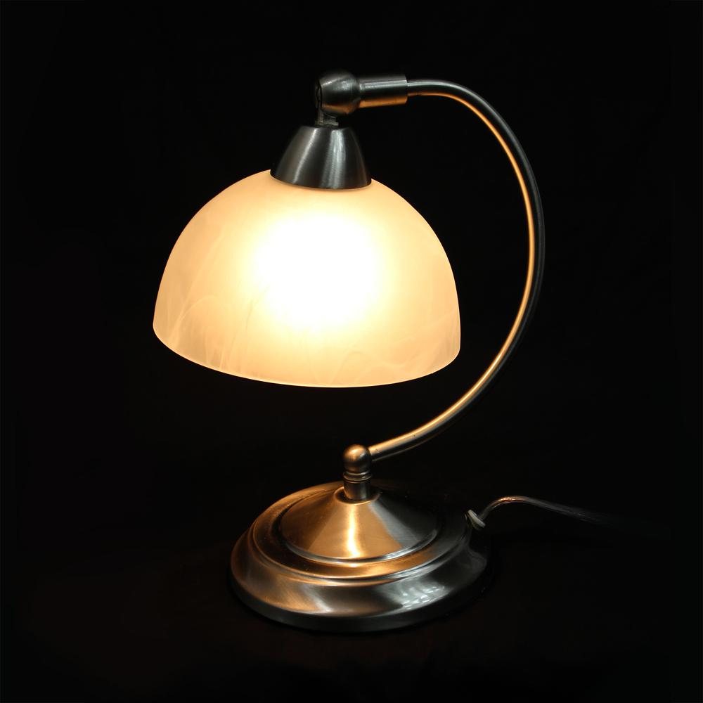 Black Stick Lamp with White Fabric Shade. Picture 45
