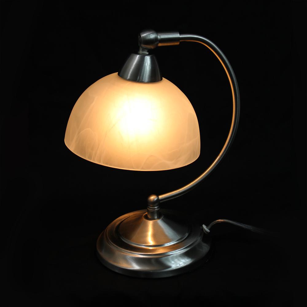 Black Stick Lamp with White Fabric Shade. Picture 50