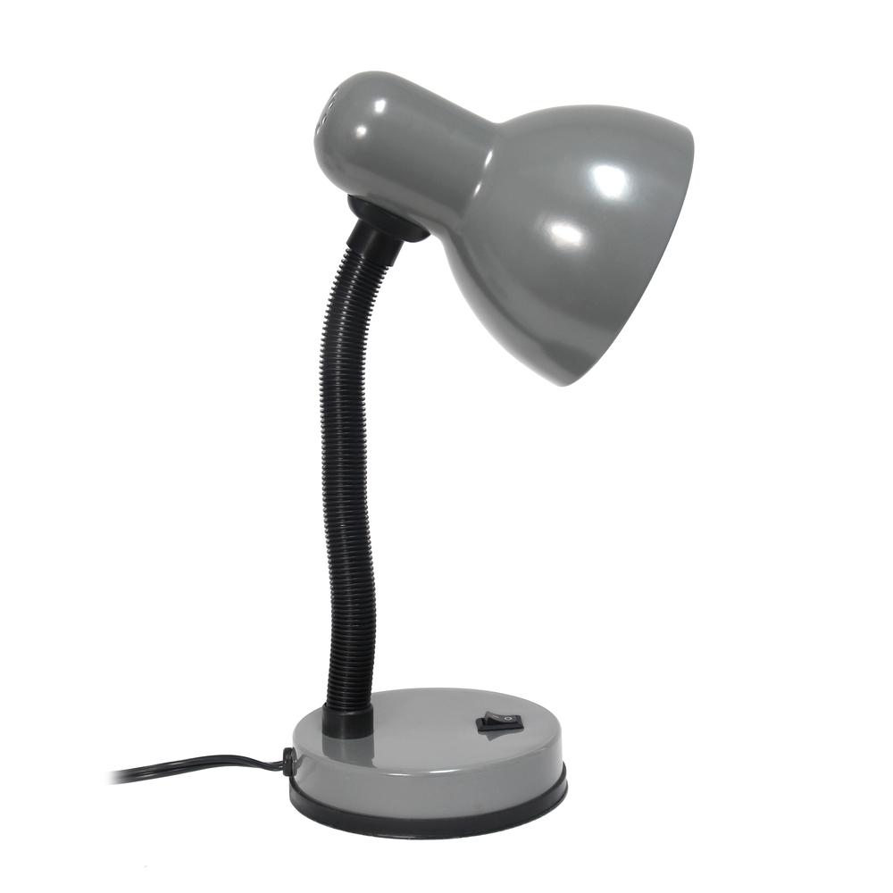 Creekwood Home Essentix 14.25" Traditional Fundamental Metal Desk Task Lamp. Picture 7