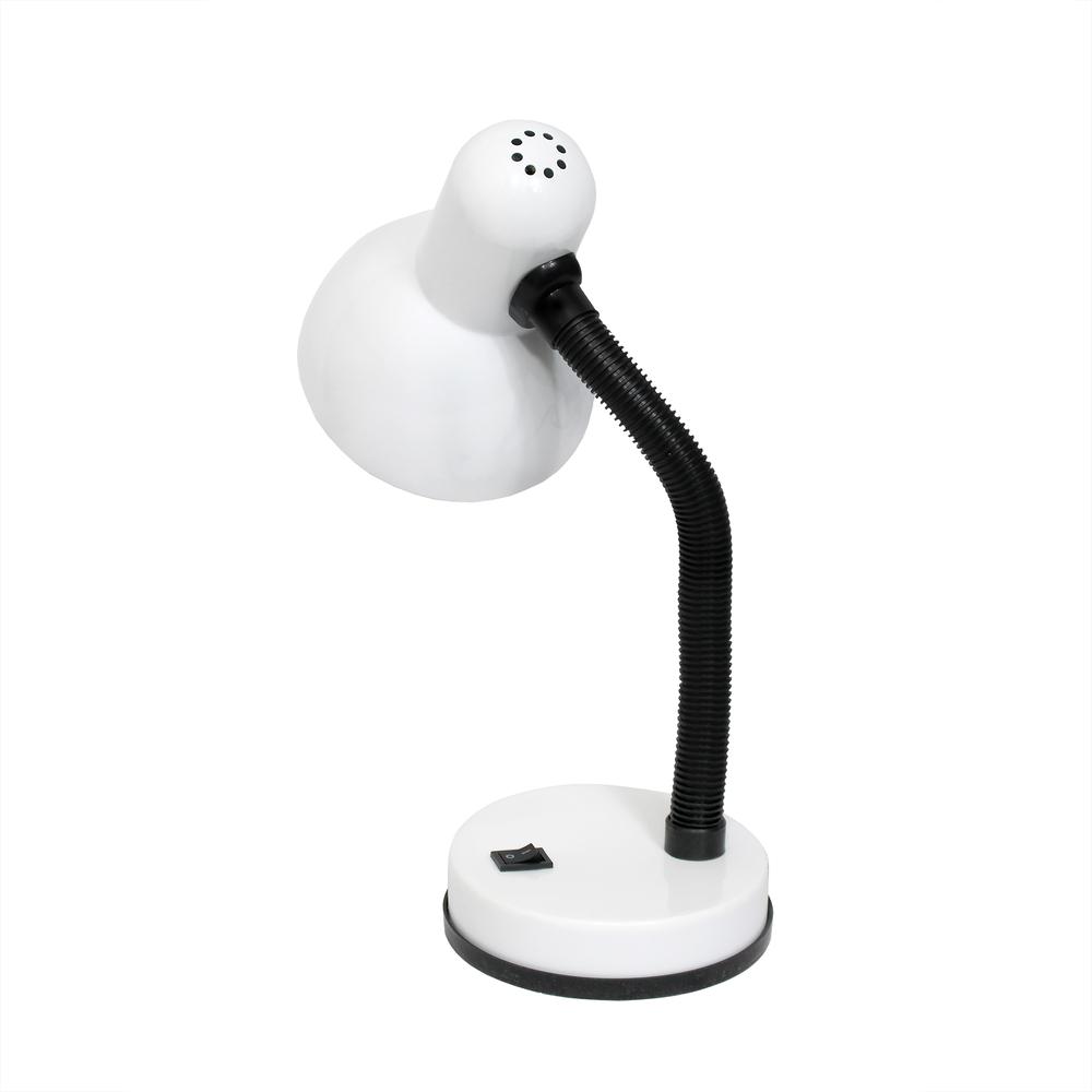 Creekwood Home Essentix 14.25" Desk Task Lamp, White. Picture 2