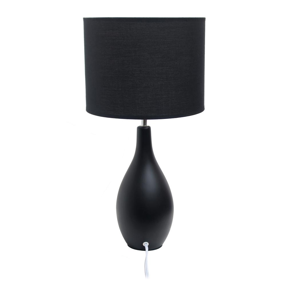 Creekwood Home Essentix 18.11"  Table Desk Lamp, Black. Picture 2