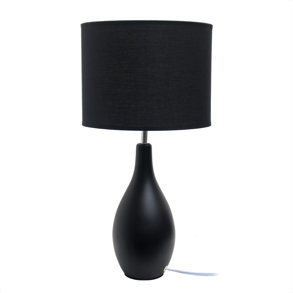 Creekwood Home Essentix 18.11"  Table Desk Lamp, Black. Picture 3