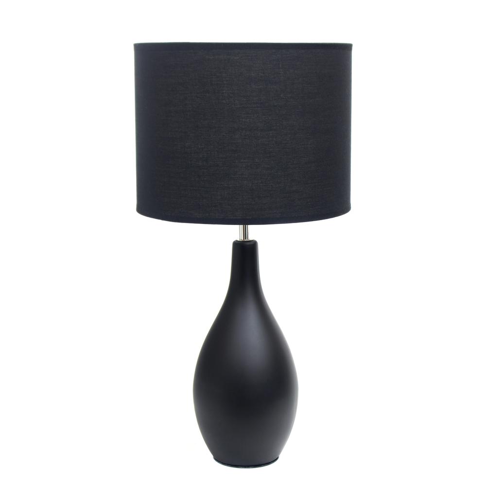 Creekwood Home Essentix 18.11"  Table Desk Lamp, Black. Picture 1