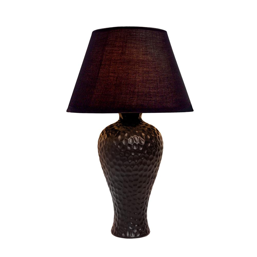 Creekwood Home Essentix 20.08"Table Desk Lamp, Black. Picture 5