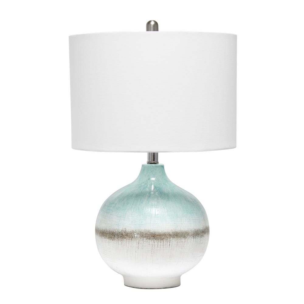 Bayside Horizon Table Lamp with Fabric Shade. Picture 1