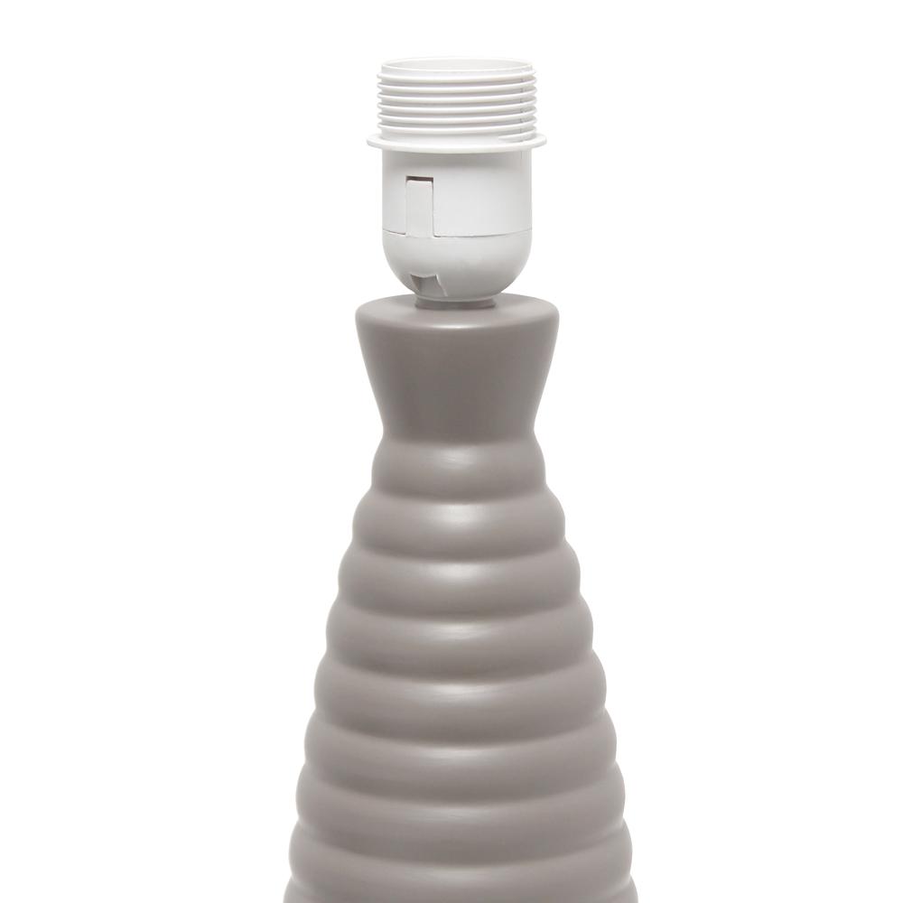 Alsace Bottle Table Lamp, Taupe. Picture 6