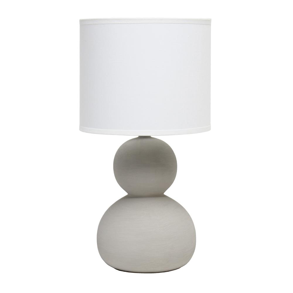 Stone Age Table Lamp, Taupe. Picture 1