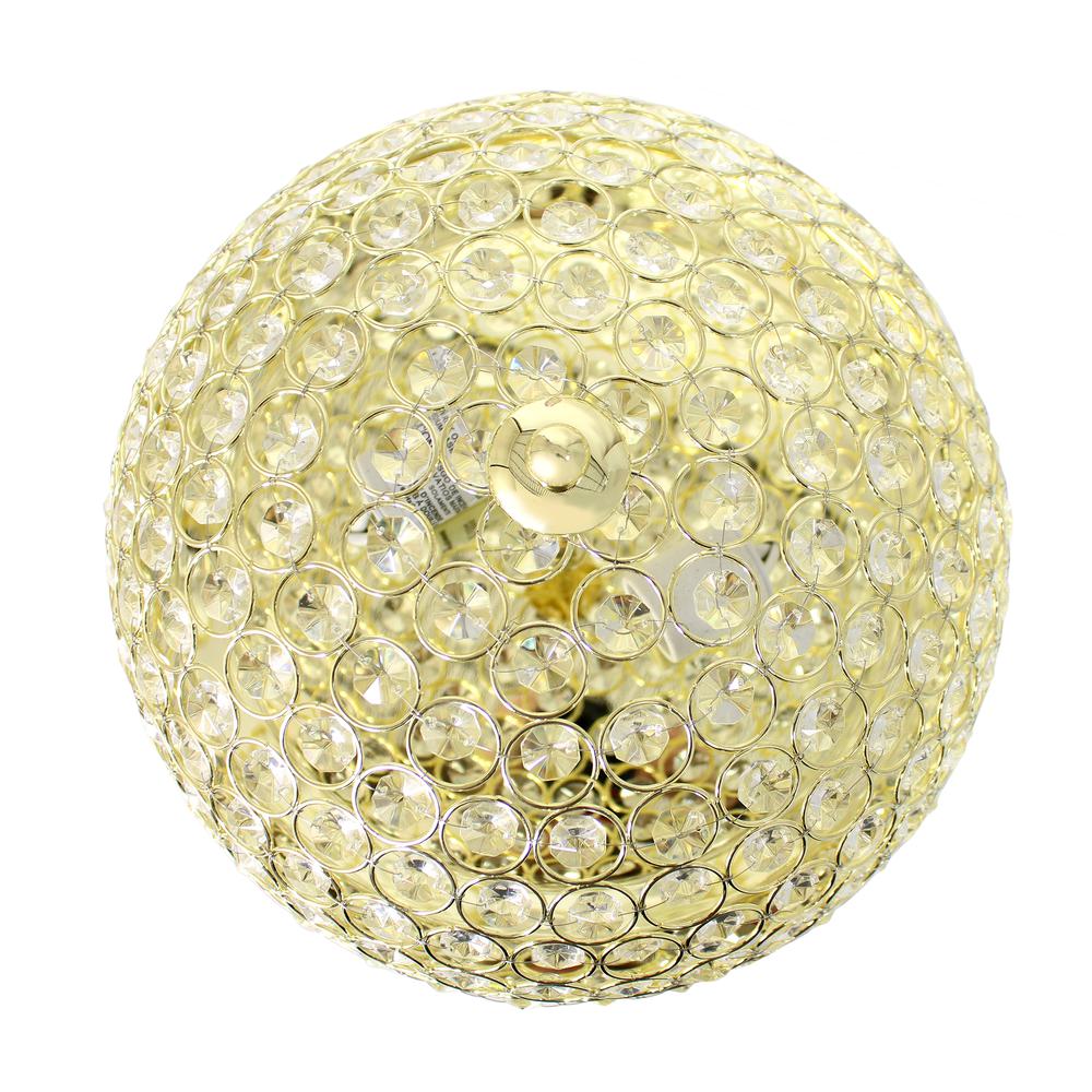 Lalia Home Crystal Glam 2 Light Ceiling Flush Mount 2 Pack, Gold. Picture 5