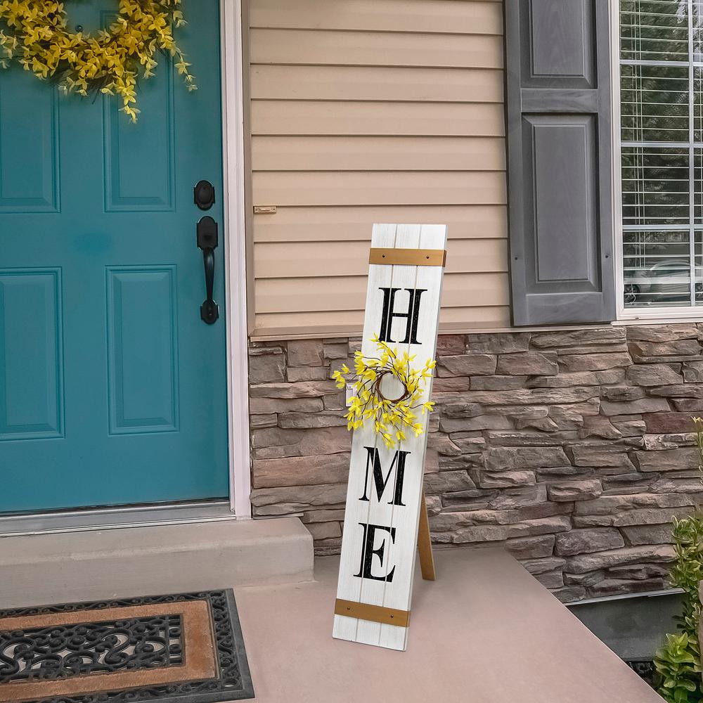 Seasonal Wooden "Home" Porch Sign. Picture 8