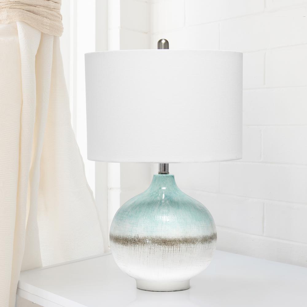 Bayside Horizon Table Lamp with Fabric Shade. Picture 4
