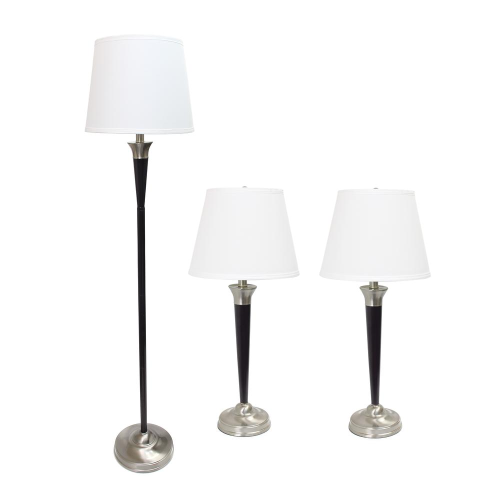 Malbec 3 Pack Lamp Set (2 Table Lamps1 Floor Lamp). Picture 8