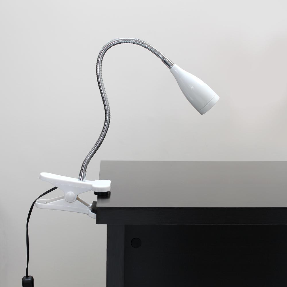 Flexible Gooseneck LED Clip Light Desk Lamp. Picture 3